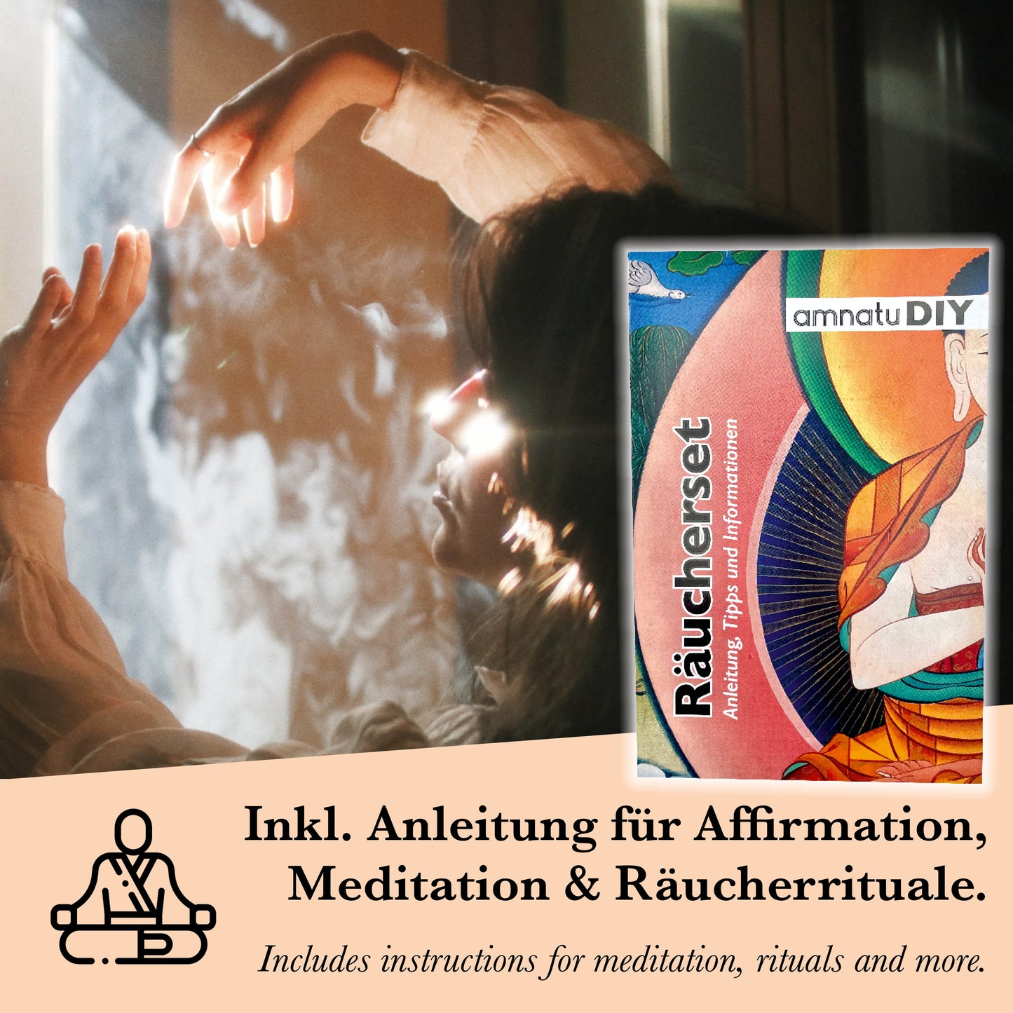 DIY RÄUCHERSET von amnatu- mit Kräutern und Räucherstäbchen # spirituelle Geschenke # hausreinigung # räuchern # ausräuchern