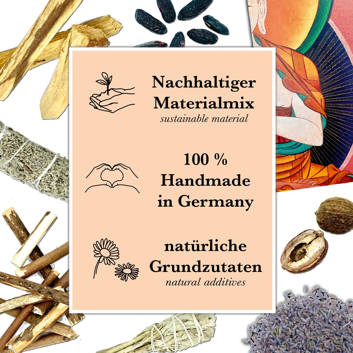 DIY RÄUCHERSET von amnatu- mit Kräutern und Räucherstäbchen # spirituelle Geschenke # hausreinigung # räuchern # ausräuchern