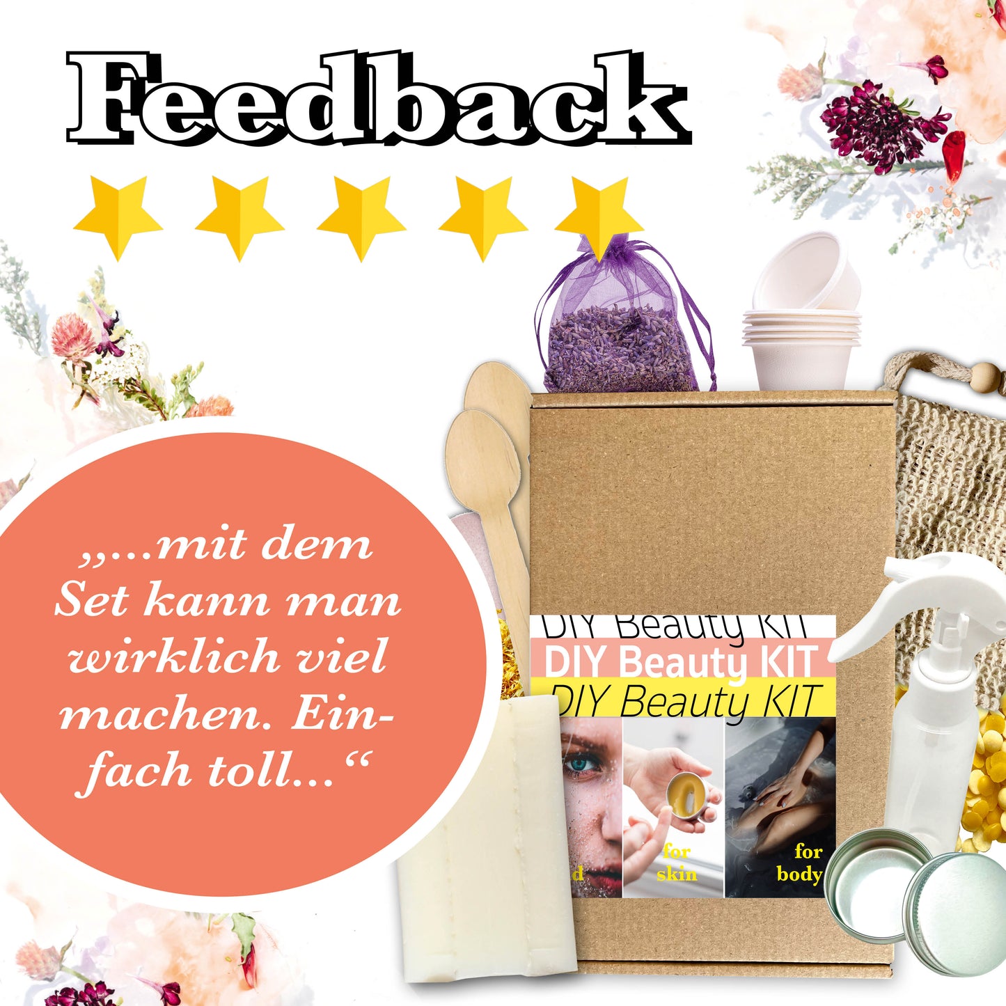 DIY Beauty Set von spreetherm - 20 Teile für Seife, Gesichtspflege, Lipgloss & Co. # beauty produkte tiktok # diy set erwachsene frauen