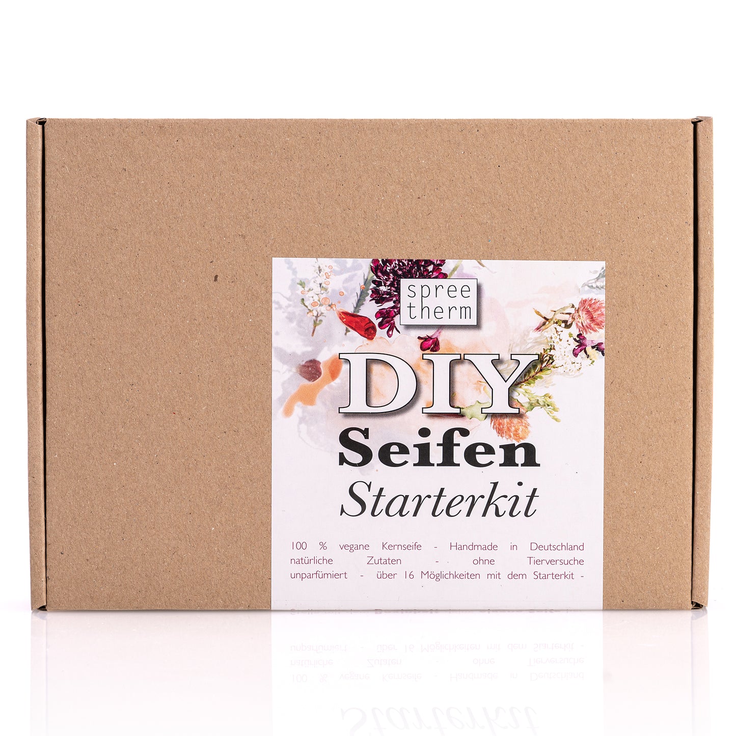 Seife selber machen, DIY Set von spreetherm inkl. veganer Kernseife, Seifenbeutel uvm.