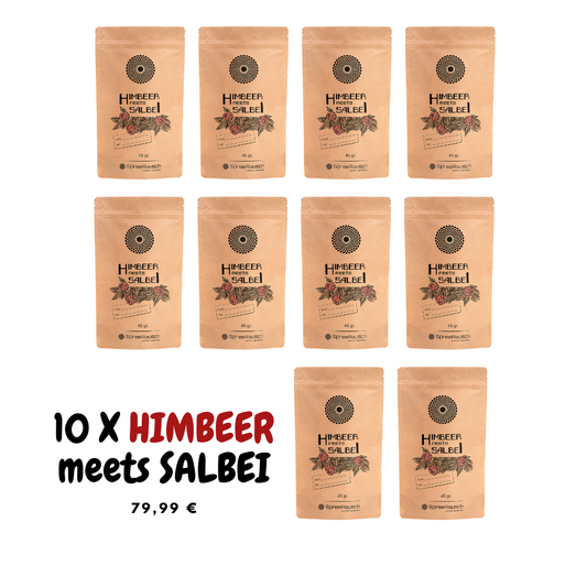 10 x Himbeer - Salbei Mischung von SpreeRausch, Die ORIGINAL Kräutermischung