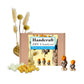 DIY Bastelset für Kinder von amnatu - 100 % Naturmaterialien, ohne Plastik, für viele kreative Möglichkeiten, für Kinder ab 3 Jahren