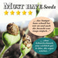 growbro 5 Pflanzen Saatgut Starter Anzucht Set, Züchte Deine eigenen essbaren Pflanzen, handmade, Geschenk # farming # selbstversorger