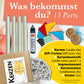 Kerzen Set von amnatu, Dip & Dye DIY Set inkl. Kerzen Tattoos, Kerzenstifte, Kerzen uvm. # kerzen selber machen # Kerzen diy Set # dip dye kerzen