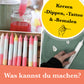 Kerzen Set von amnatu, Dip & Dye DIY Set inkl. Kerzen Tattoos, Kerzenstifte, Kerzen uvm. # kerzen selber machen # Kerzen diy Set # dip dye kerzen