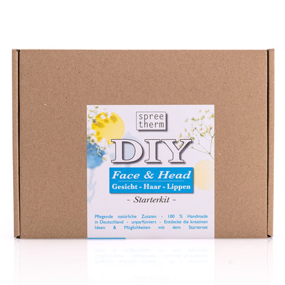 diy HAAR - GESICHT - LIPPEN Pflege Set von spreetherm inkl. Sprühflasche aus Recyclingmaterial, pflanzliche Zutaten uvm. # Pflege Geschenk
